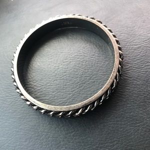 J Crew Chain Bangle In Gunmetal Gray